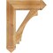 Ekena Millwork Imperial Arts & Crafts Rough Sawn Bracket, Western Red Cedar, 6"W x 26"D x 34"H BKT06X26X34IMP03RWR - alternate 2